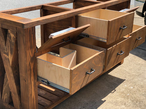 Farmhouse Bathroom Double Vanity