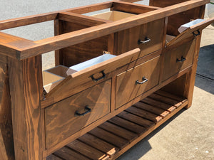 Farmhouse Bathroom Double Vanity