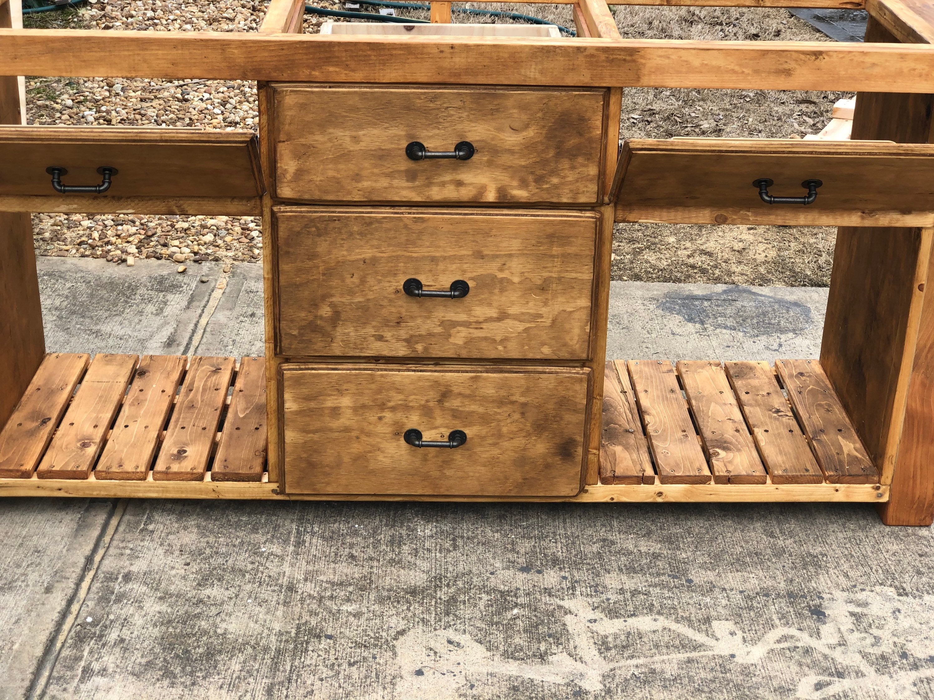Farmhouse Bathroom Double Vanity