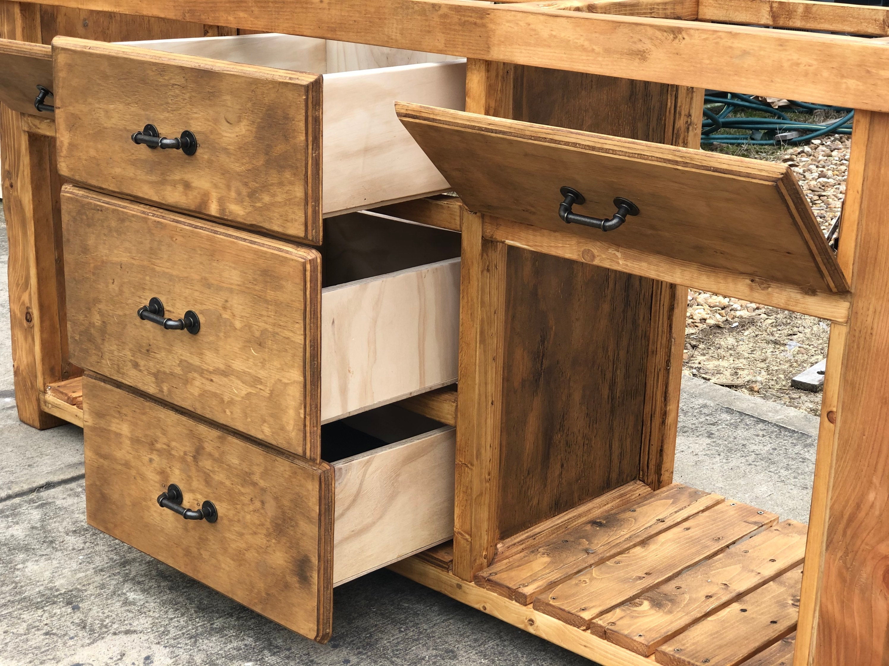 Farmhouse Bathroom Double Vanity